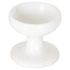 NikkisPride Unique Natural Handcarved Marble Diya/Indian Oil Lamp for Lighting