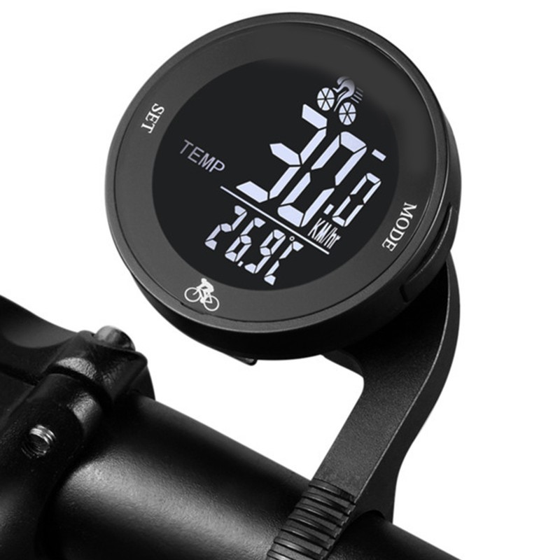 Bike Computer Speed Step Frequency Sensor LED Backlit Large Screen