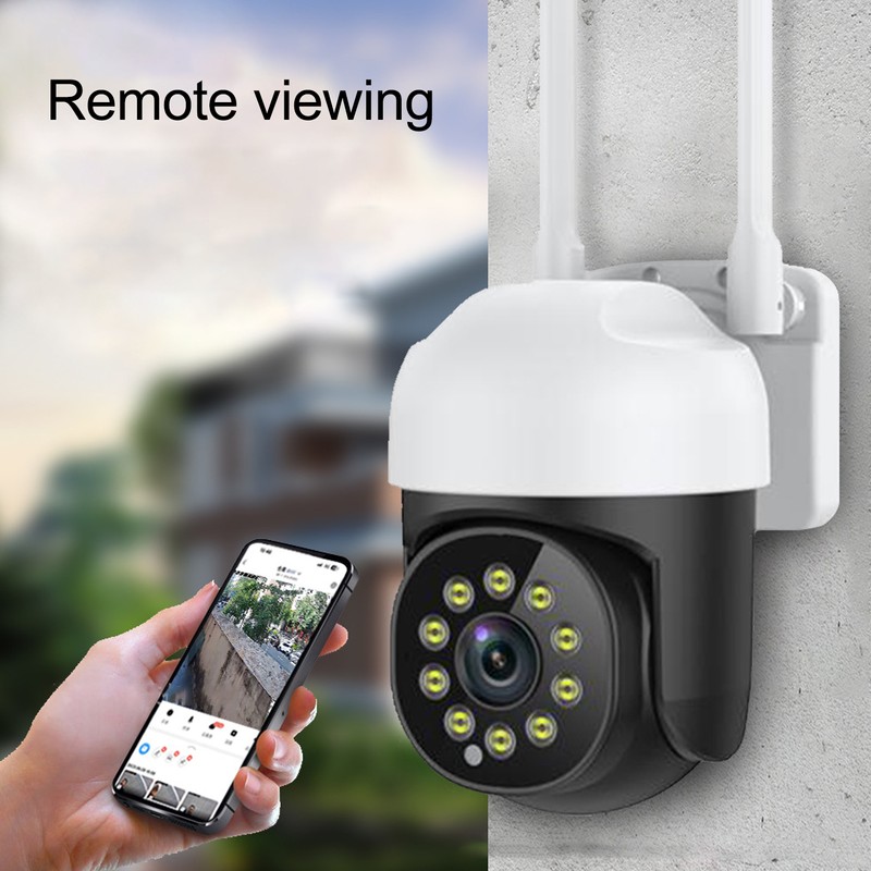 1MP HD Surveillance Camera 360° 1920x1080 Floodlight Motion Tracking 1080P