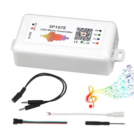 VIPMOON SP107E Music Bluetooth Led Controller for WS2812B WS2811 WS2813 WS2815 SK6812 Addressable Led Lights
