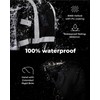 toolant Winter Safety Reflective Jacket for Men- Waterproof, High Visibility,