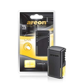 AREON ACB06 Car Perfume Luxury and Elegant 0.27 oz Car Freshener Vent Clip, Vanilla Scent