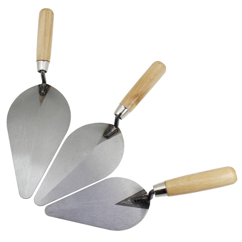 ESreake 3-Pack Brick Trowel Set, 6" & 7" & 8"