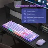 MageGee V550 Wireless Gaming Keyboard and Mouse, 2.4G Full-Sized RGB
