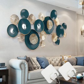 45pcs Invisible Adhesive Picture Hanger Foamboard Picture Hanging Hooks Without Nails, Picture Hangers Sticky Hangers for Home Wall Art Picture Photo Frame Bathroom Closet Kitchen Door.