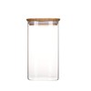 Pebbly - Glass Storage Container with Bamboo Lid - Large,
