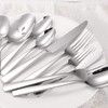 Brightown Silver Silverware Flatware Cutlery Set Stainless Steel 45 Pieces-
