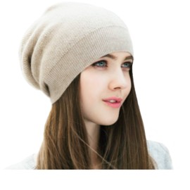 WaySoft Women 100% Cashmere Beanie Hat
