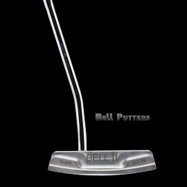 Bell II 410 Half Offset Right Hand Golf Putter-Winn Std Grip -32" to 38" Matte - 34" Standard
