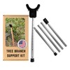 Kalinar Adjustable Aluminum Tree Support Pole with Tree Crutch –