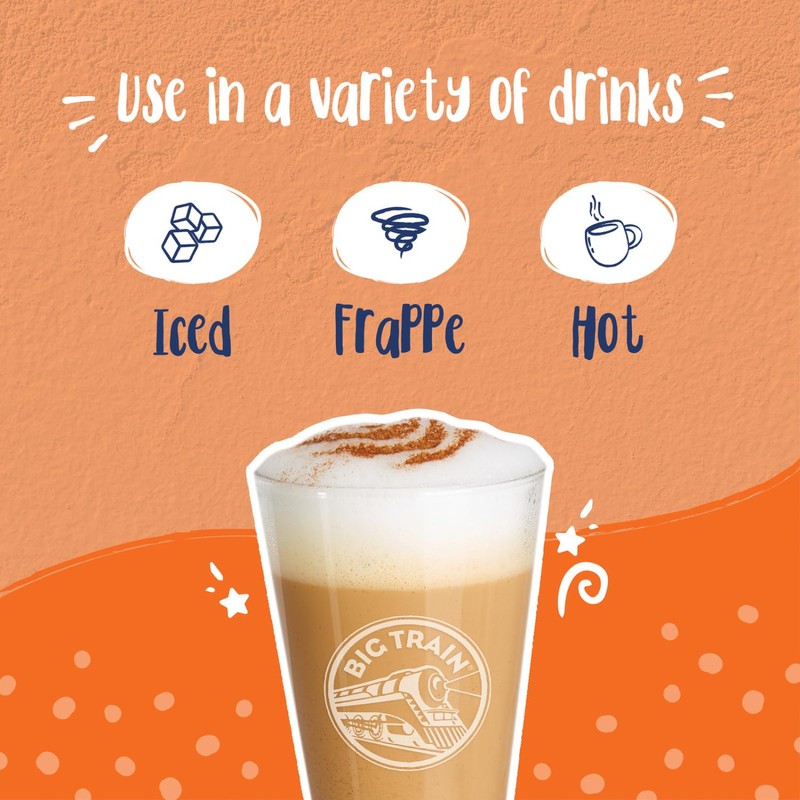 Big Train Chocolate Chai Tea Latte Beverage Mix, 3.5 Pound