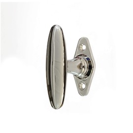 Antikas - Window olive brass nickel-plated shiny - window handle - 8.3 x 5.0 cm.