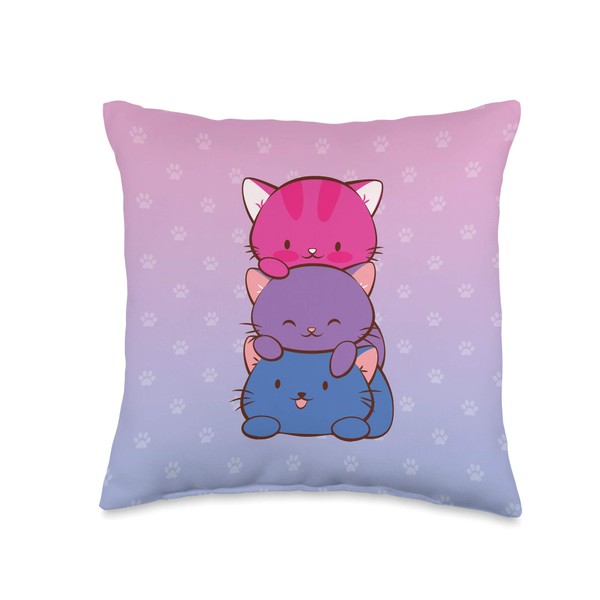 Bisexual Pride Kawaii Cats Bisexual Pride Kawaii Kitty Cat Stack