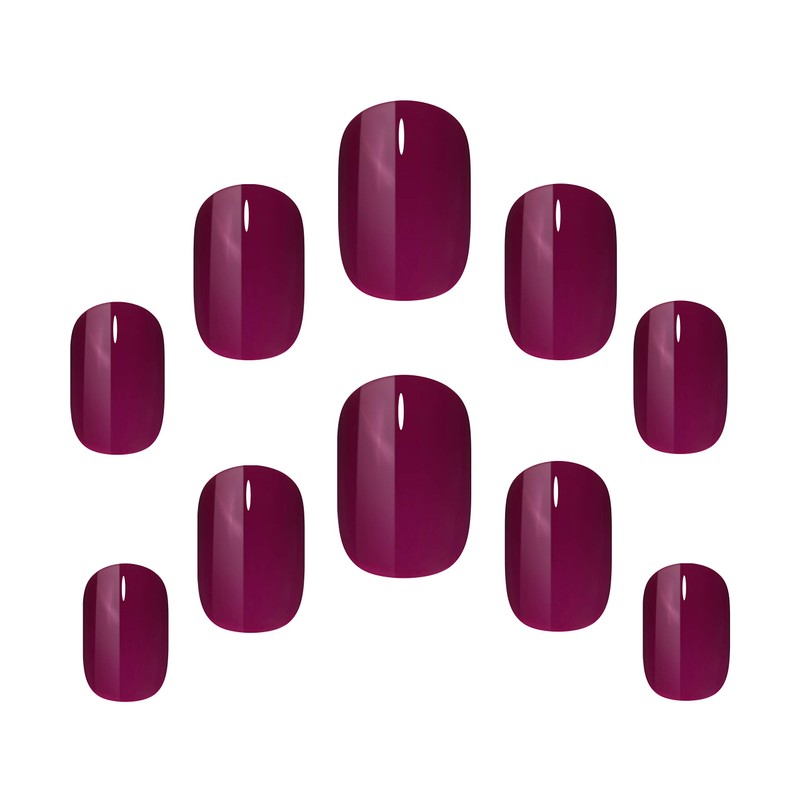 Elegant Touch Core Colour Berry Blast Nail Design