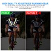 SAWNZC Reflective Vest Running Gear 2Pack, Adjustable Safety Vest Outdoor
