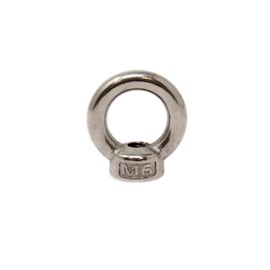 Stainless Steel M6 Eye Nut Provides a Secure Fixing Point to Attach Rope or Cables - Female - Pack of 10