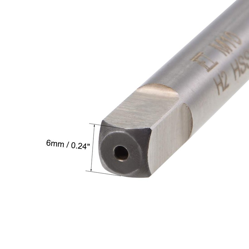 sourcing map Metric Thread Tap M10 x 1.5 H2 100mm