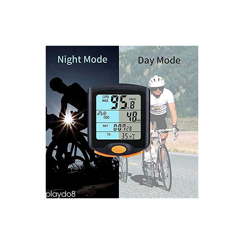 SANWAN - Wireless LCD Digital Bike Speedometer Odometer Waterproof Bike