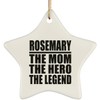 Designsify Christmas Tree Decoration, Rosemary The Mom The Hero The
