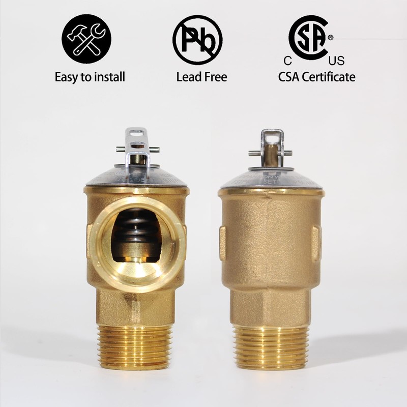 3/4 Inch IPS Valve Kit for Isolator Tankless Water Heater,
