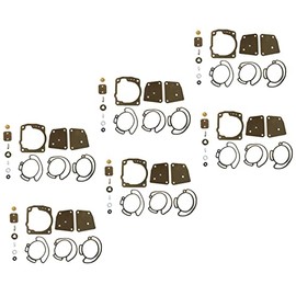 The ROP Shop | (Pack of 6) Carburetor Repair Kit for Evinrude 2001 150HP E150WPLSIF Boat Engine