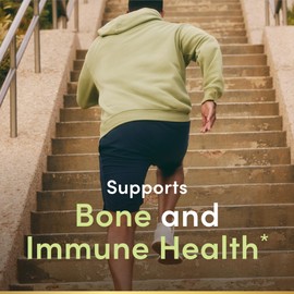 Nature’s Bounty Calcium Plus 400 IU Vitamin D3, Immune Support & Bone Health, 300 Tablets