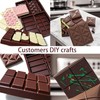 La chat 2 Packs Silicone Molds for Chocolate, Food Grade
