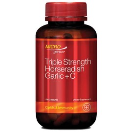 Microgenics Triple Strength Horseradish Garlic + C 120 Capsules