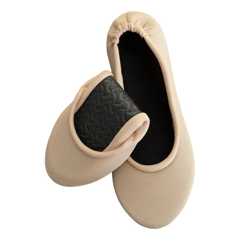 50 Pantuflas Beige Folding Flats Bodas Xv Recuerdo Dub1full