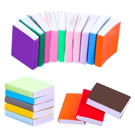 Yuanchu Pack of 40 Dollhouse Miniature Books, 1:12 Mini Multicoloured Books Decoration Miniature Books Empty Dollhouse Accessories for Dollhouse Study Bedroom Library