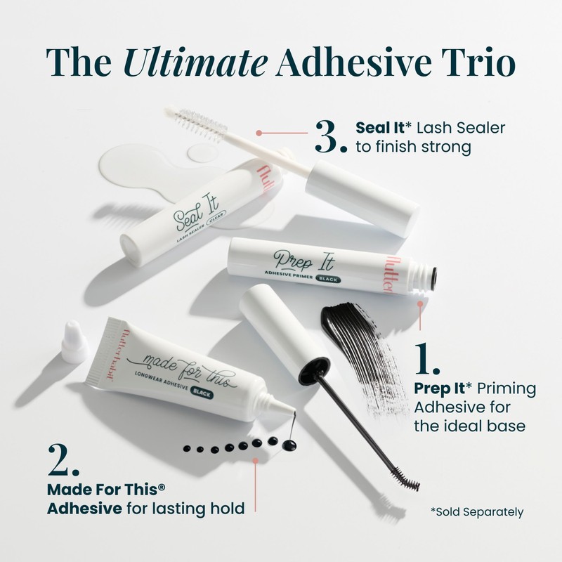 FlutterHabit Made for This Adhesive Clear for Eyelash Extensions -