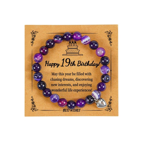 VivaGem 13th Birthday Gift for Her,Bracelets for Her,Natural Stone Bracelets