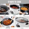 GreenLife 3.5QT Slow Cooker, PFAS-Free Non-Toxic Ceramic Nonstick Removable Interior