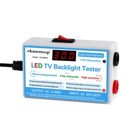 okanemoqi LED TV Backlight Tester, LED Light Strip Lamp Bead Repair Tester with LCD Digital Display, Adaptive Output Voltage 0-300V