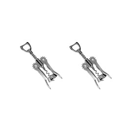 Corkscrew Opener, Chrome Plated Iron 6-1/2" x 2-1/2" x 2-1/2" (2 Pc)