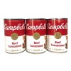 Campbell's Beef Consomme Condensed Soup Campbells 10.5 oz (3 cans)