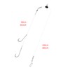 Rodeel 8 PCS Sea Fishing Rigs Pulley Rig Double &