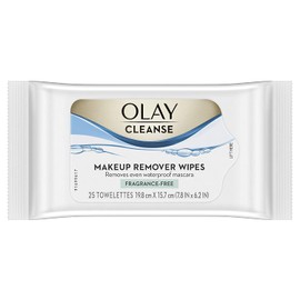Olay Make-Up Remover Towelettes 25 Count Fragrance Free (2 Pack)