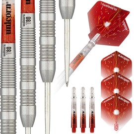 Unicorn Unisex Core Xl Striker Steel Tip Darts, Red, 22 G EU