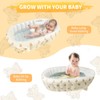 Inflatable Baby Bath Tub Portable Foldable Travel Mini Pool, Non-Slip