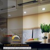 LED Puck Lights Wired Recessed Under Cabinet Lighting Dimmable,Halogen Bulb