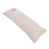 Cotton Baby Side Sleep Pillow Cute Plaid Bear Embroidery Pattern