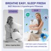 SANSWAN Neck Therapy Pillow for Sleeping, Ergonomic Foam Pillow for