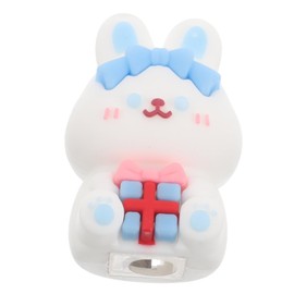 VICASKY Portable Bunny Doll Pencil Sharpener Handheld Eyebrow and Eyeliner Pencil Sharpener for Students and Professionals Convenient and Versatile Tool for Precise Makeup Application