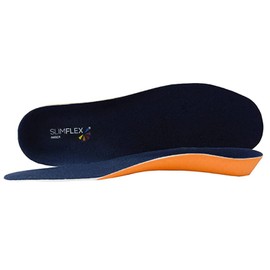 Slimflex Pronation Insoles - Rearfoot Control, Rigid Arch Contour, Soft Top Cover | Fit Most Shoes | Over Pronation Insoles for Men and Women