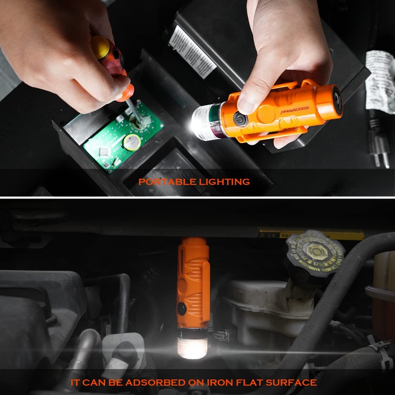 GOODSMANN Flashlight All Round Signal Light for Boat Kayak with