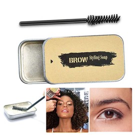 Brows Makeup Gel Soap - Brows Kit - With Eyebrow Brushes for Natural Eyebrows - Eyebrow Soap Kit