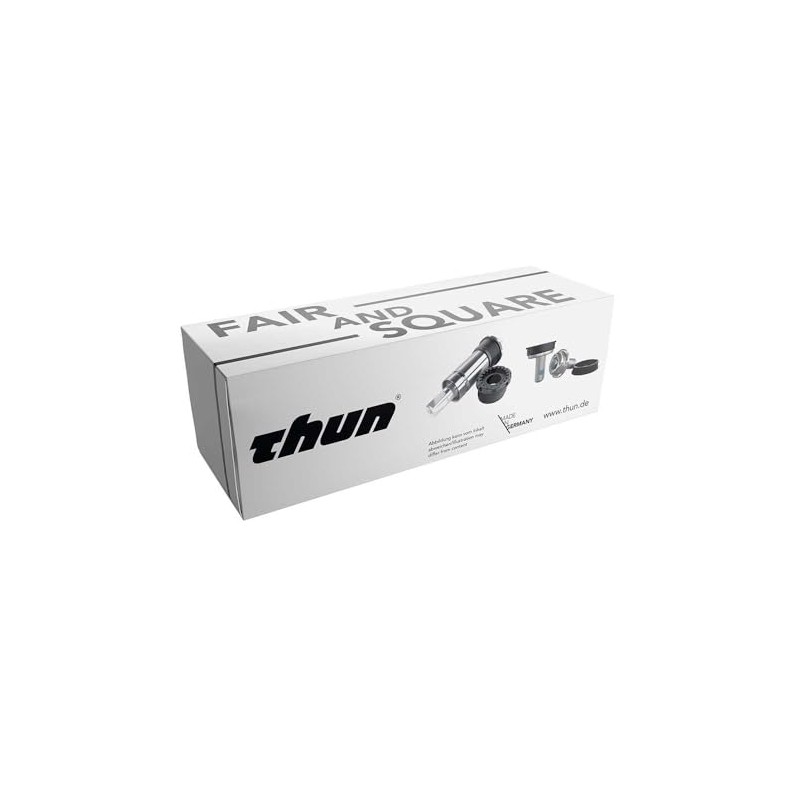 Thun Unisex - Adult Efficient Jive Bottom Bracket, Black, Silver,