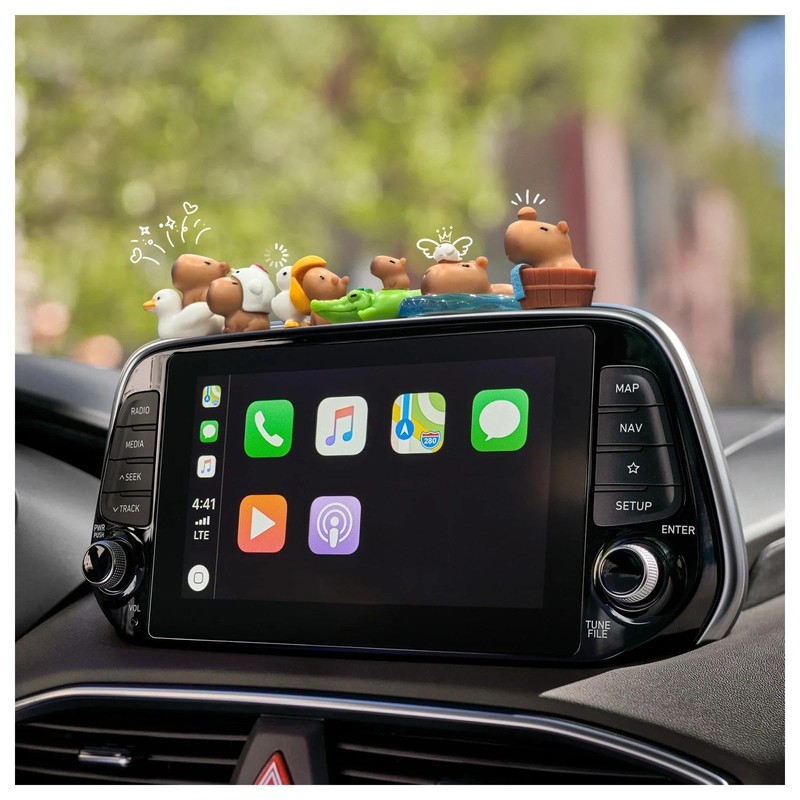 BubabyZZ 10 Pack Car Capybara Dashboard Ornament, Automotive Cars Interior
