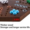 Wahoo Board Game Wooden Original Board Game Classic 2 Side